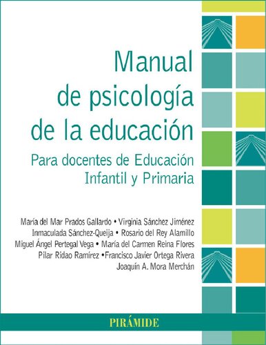 Manual de psicología de la educación Para docente de Educación Infantil y Primaria