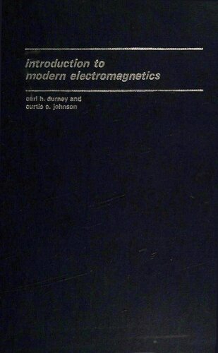Introduction to Modern Electromagnetics