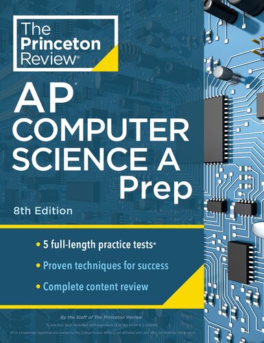 Downloaded Princeton Review AP Computer Science a Prep (College Test Preparation), 8th Edition