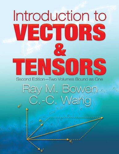 Introduction to Vectors and Tensors