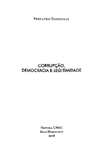 Corrupção, democracia e legitimidade