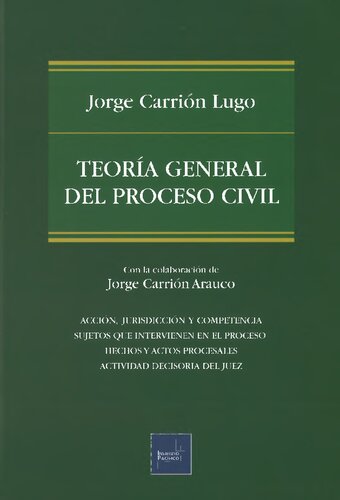 TEORÍA GENERAL DEL PROCESO CIVIL