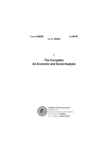 The Corruption - An Economic and Social Analysis