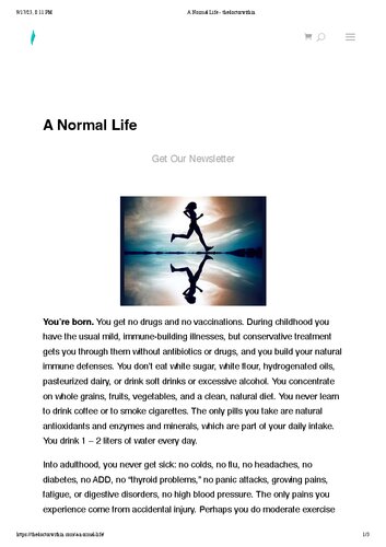 The doctor within by Dr Tim O'Shea (author of Vaccination Is Not Immunization )