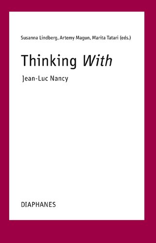 Thinking With―Jean-Luc Nancy (English and French Edition)