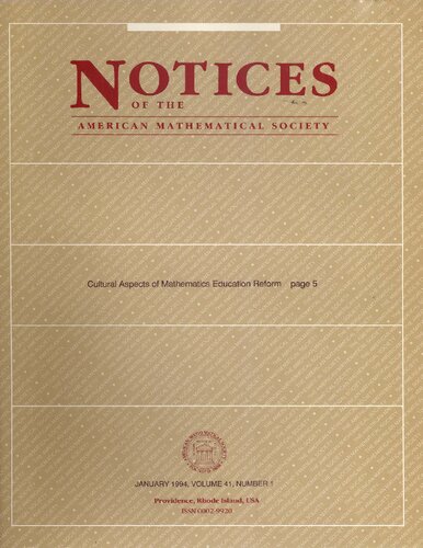 Notices of the American Mathematical Society