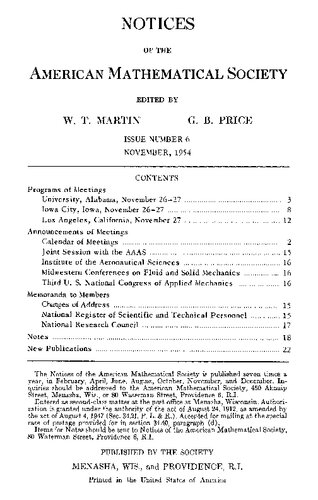 Notices of the American Mathematical Society