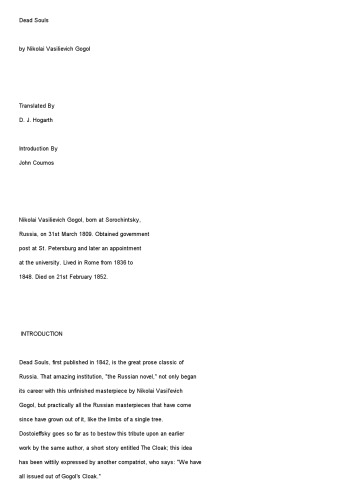 Dead Souls