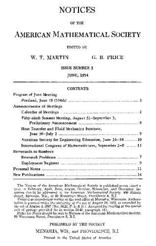 Notices of the American Mathematical Society