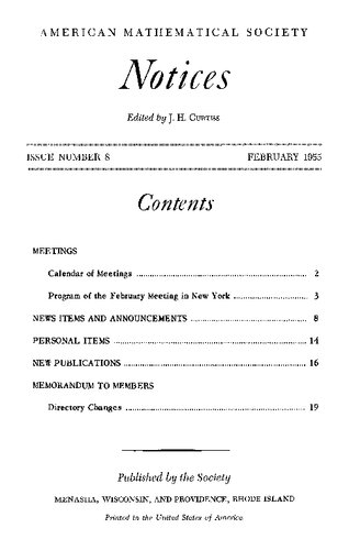 Notices of the American Mathematical Society
