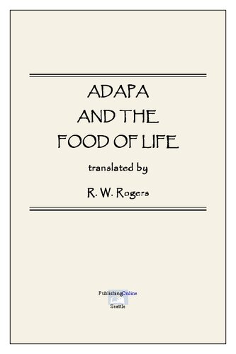 Adapa and the Food of Life