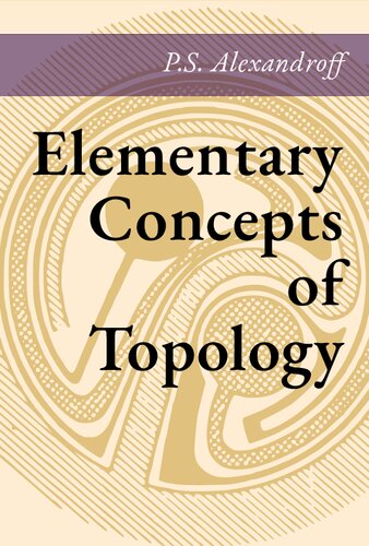 Elementary Concepts of Topology