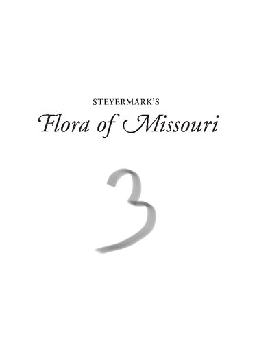 Steyermark's Flora of Missouri, Volume 3
