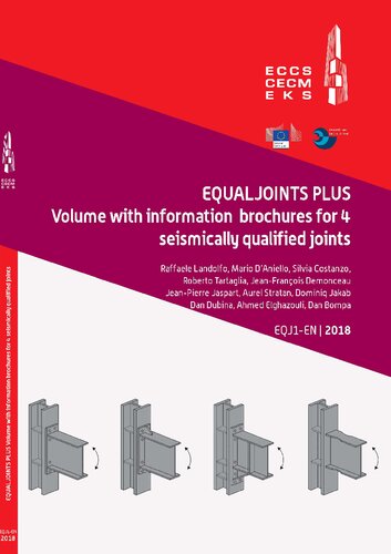 Equaljoints PLUS: Volume informativo sui 4 nodi pre-qualificati per le applicazioni sismiche