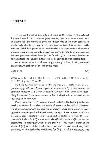 Mathematics of Optimization: Smooth and Nonsmooth Case