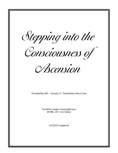 Stepping Into the Consciousness of Ascension
