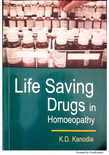 Life Saving Drugs In Homoeopathy