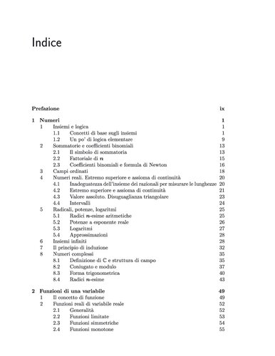 Analisi matematica 1