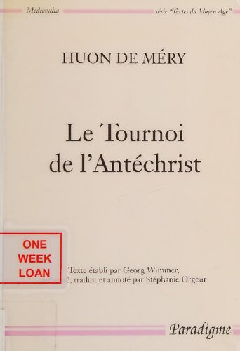 Le Tournoi de l'Antéchrist (Li Tornoiemenz Antecrit)