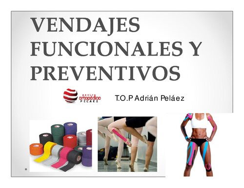 Vendajes funcionales y preventivos