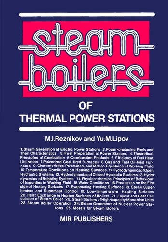 Steam Boilers of Therman Power Stations