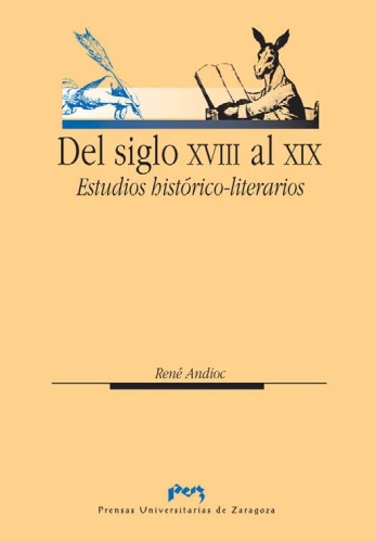 Del siglo XVIII al XIX: estudios historicos-literarios