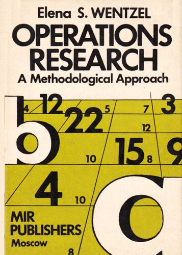 Operations Research: A Methodological Research