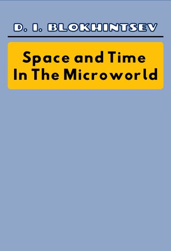 Space and Time in the Microworld