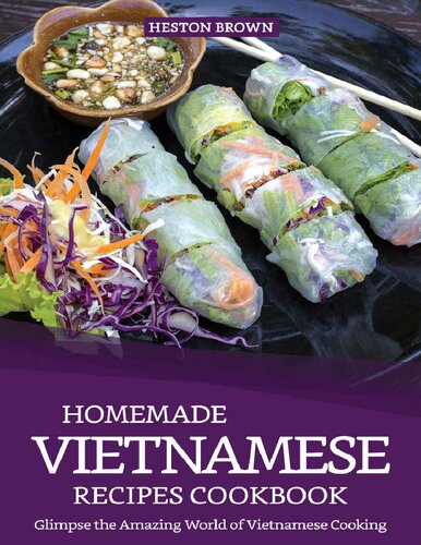 Homemade Vietnamese Recipes Cookbook: Glimpse the Amazing World of Vietnamese Cooking