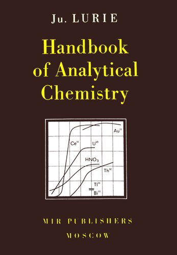 Handbook of Analytical Chemistry