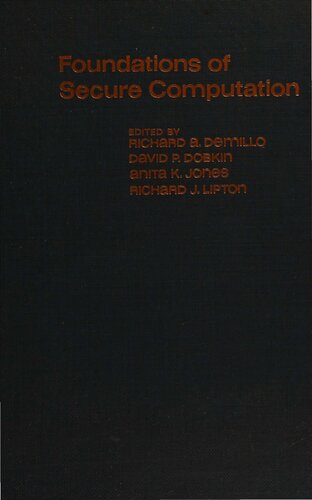 Foundations of secure computation