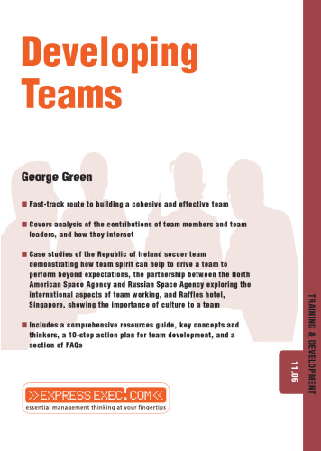 Developing Teams (Training & Development)