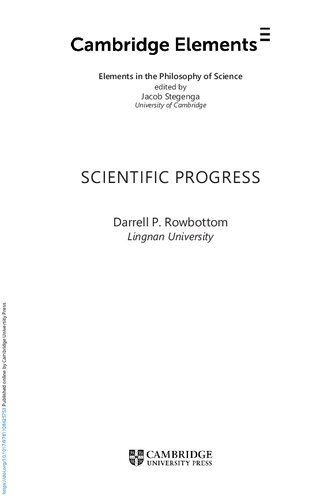 Scientific Progress