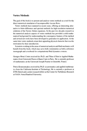 Vortex Methods: Theory and Applications