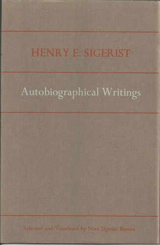 Autobiographical Writings: Autobiographical Writings