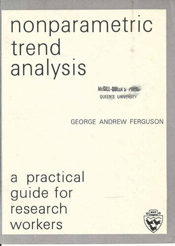 Nonparametric Trend Analysis: A Practical Guide for Research Workers