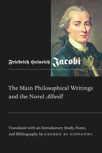 Main Philosophical Writings and the Novel Allwill