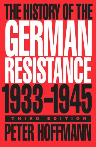 History of the German Resistance, 1933-1945