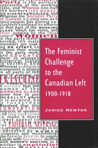 Feminist Challenge to the Canadian Left, 1900-1918
