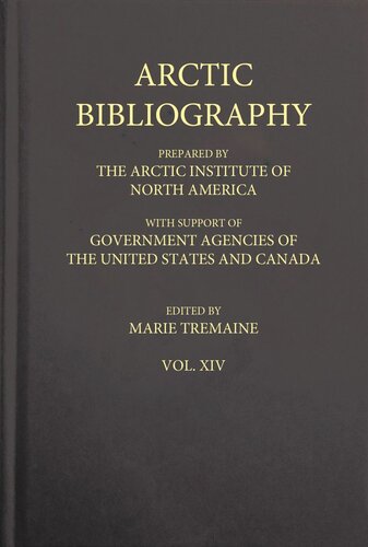 Arctic Bibliography: Volume 14