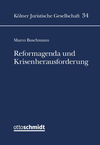 Reformagenda und Krisenherausforderung