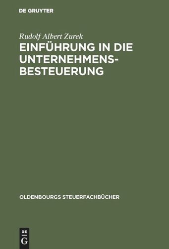 Einführung in die Unternehmensbesteuerung