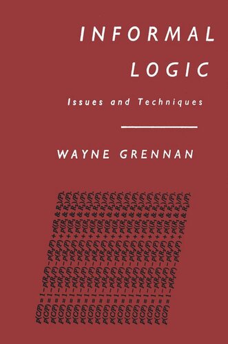 Informal Logic: Issues and Techniques