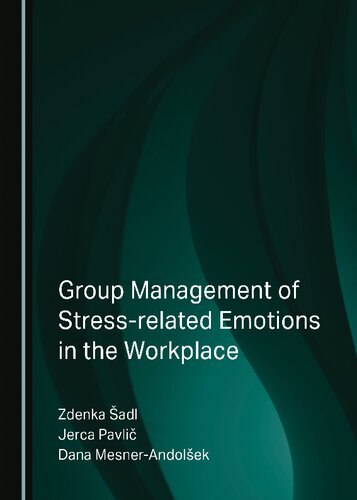 Group Management of Stress-related Emotions in the Workplace