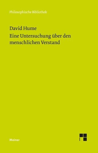 Eine Untersuchung über den menschlichen Verstand: Herausgegeben:Kühn, Manfred;Übersetzung:Richter, Raoul