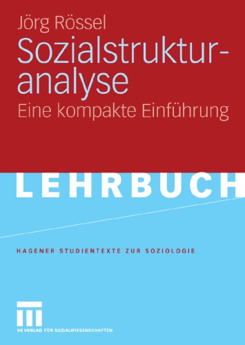 Sozialstrukturanalyse: Eine kompakte Einfuhrung