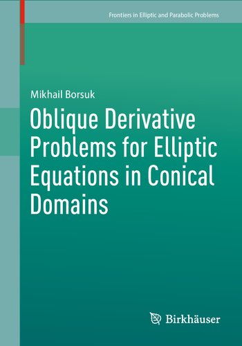 Oblique Derivative Problems for Elliptic Equations in Conical Domains