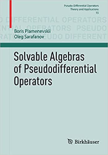 Solvable Algebras of Pseudodifferential Operators