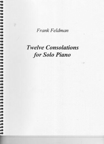 12 Consolations for Solo Piano
