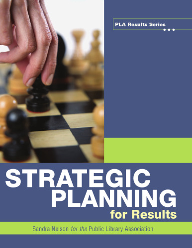 Strategic Planning for Results (Pla Results Series)